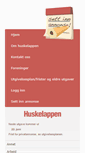 Mobile Screenshot of huskelappen.no